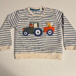 Striped Tractor Top